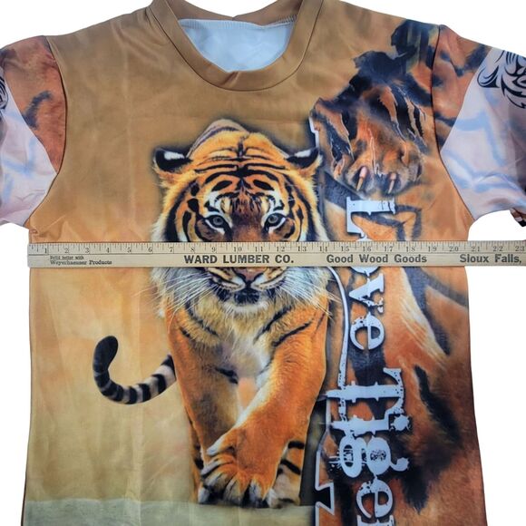 Love Tiger All Over 3D Print Long Sleeve Sweatshirt Unisex Size Large or XL - Picture 3 of 9
